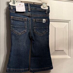 Dark Blue Denim Jeans for infant Girl
